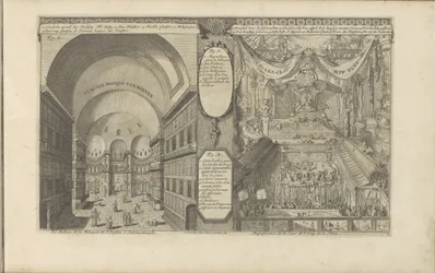 Mosquée turque à Constantinople; Cour impériale en Chine (Les Indes Orientales et Occidentales)