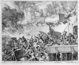 Cycle de gravures de Vienne, Explosion d