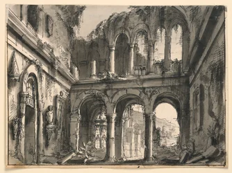 Décor de scène, intérieur d