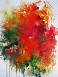 Explosion de couleurs abstraite