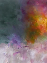 Lueur colorée et fumée