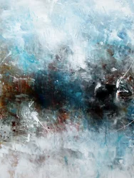 Eaux abstraites et tumultueuses