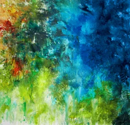 Nature abstraite et éclatante
