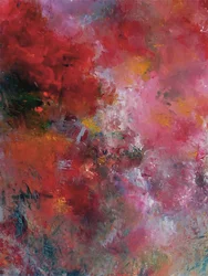 Abstrait rouge vif