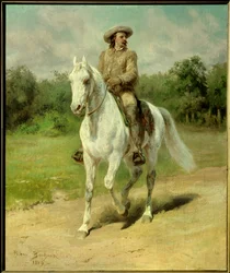 Portrait de William Frederic Cody, connu sous le nom de Buffalo Bill