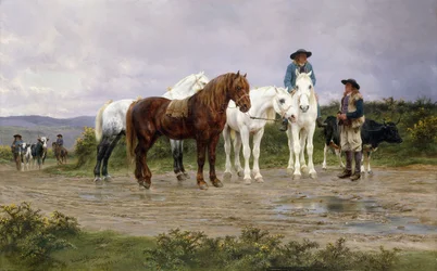 Marché des fermiers des Pyrénées, 1884