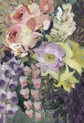 Fleurs colorées du jardin