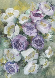 Bouquet blanc et lavande