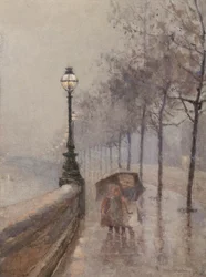 Enfants sur la berge