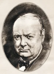 Sir Winston Leonard Spencer-Churchill, des Biographies Vivantes des Hommes Célèbres
