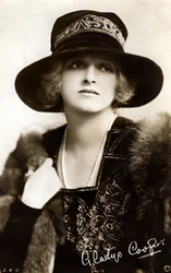 Gladys Cooper 1888-1971, actrice anglaise, début du 20e siècle