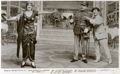 Membres de la distribution de Oh! Oh! Delphine!!!, vers 1916