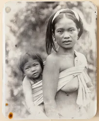 Mère et enfant Ifugao