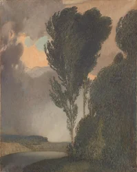Paysage orageux