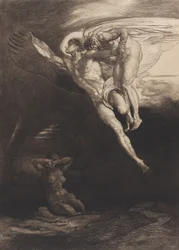 Lucifer porte Caïn dans l