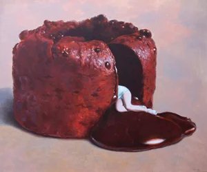 Excess, 2024 (huile sur toile)