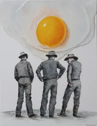 Faux, 2024 (huile sur toile)
