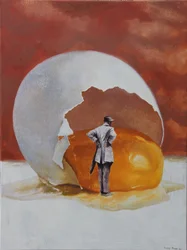 What a Mess !, 2024 (huile sur toile)