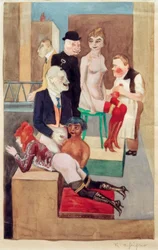 Rassemblement des fétichistes et des flagellants maniaques