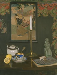 Nature morte avec chandelier