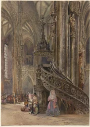 Intérieur de la cathédrale Saint-Étienne à Vienne