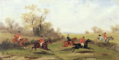 Scène de chasse, vers 1920