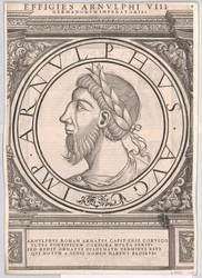 Empereur de Francie orientale Arnulf (gravure)