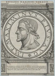 Empereur romain Maximin le Thrace (impression)