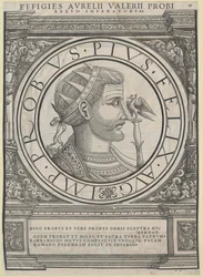 Empereur romain Probus (impression)