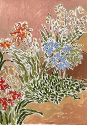 Fleurs de jardin aux couleurs vives