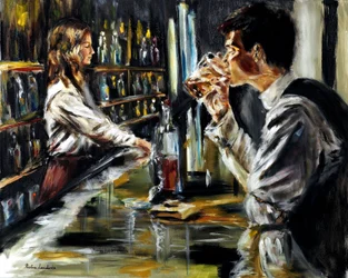 Au bar, 2021