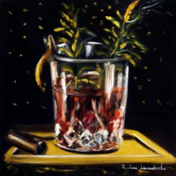 Esprits festifs, 2025 (huile sur toile)