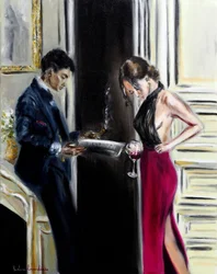 Juste un peu plus, 2022 (huile sur toile)