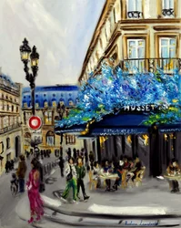 Le Musset Paris, 2022 (oil on canvas)