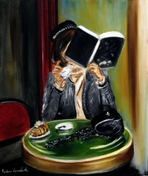 Charme parisien, 2023 (huile sur toile)