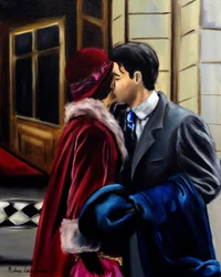 Romance intemporelle, 2024 (huile sur toile)