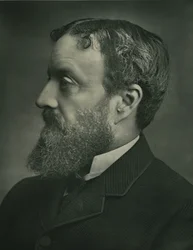 Le très honorable Sir Michael Edward Hicks-Beach, baronnet, vers 1899