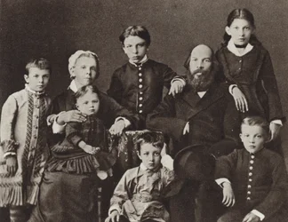 Lénine parmi sa famille, Simbirsk, 1879