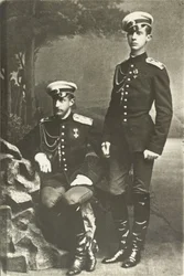 Les grands ducs Constantin Constantinovitch et Dimitri Constantinovitch