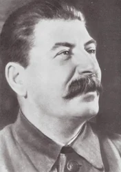 Portrait de Joseph Staline (photo n/b)