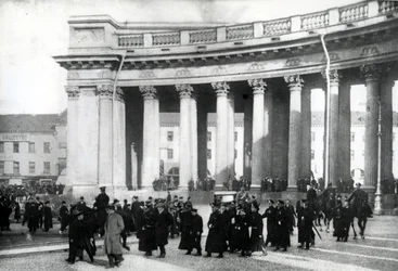 Manifestation étudiante, Saint-Pétersbourg, 1905