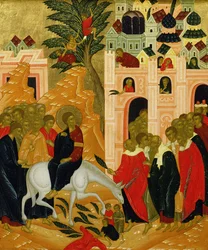 Entrée du Christ à Jérusalem, icône