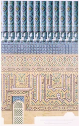 Détails décoratifs de la coupole, du niveau du sol vers le haut, pub. 1905