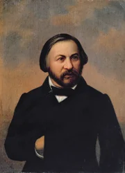 Portrait de Mikhaïl Ivanovitch Glinka (1804-57), années 1850