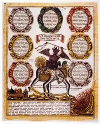 Illustration schématique russe des 
