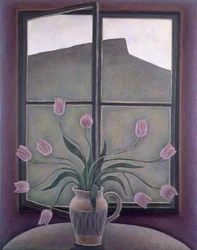 Tulipes et Rocher