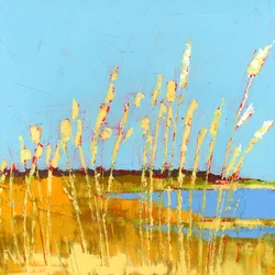 Vent, 2025, acrylique sur panneau de bois