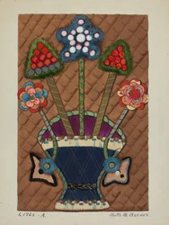 Couverture en appliqué