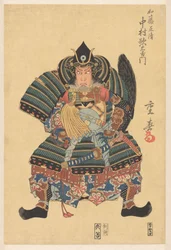 Nakamura Utaemon III en tant que Katô Masakiyo dans la pièce de théâtre « Keisei yûsan sakura »