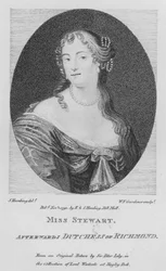 Mademoiselle Stewart, plus tard duchesse de Richmond